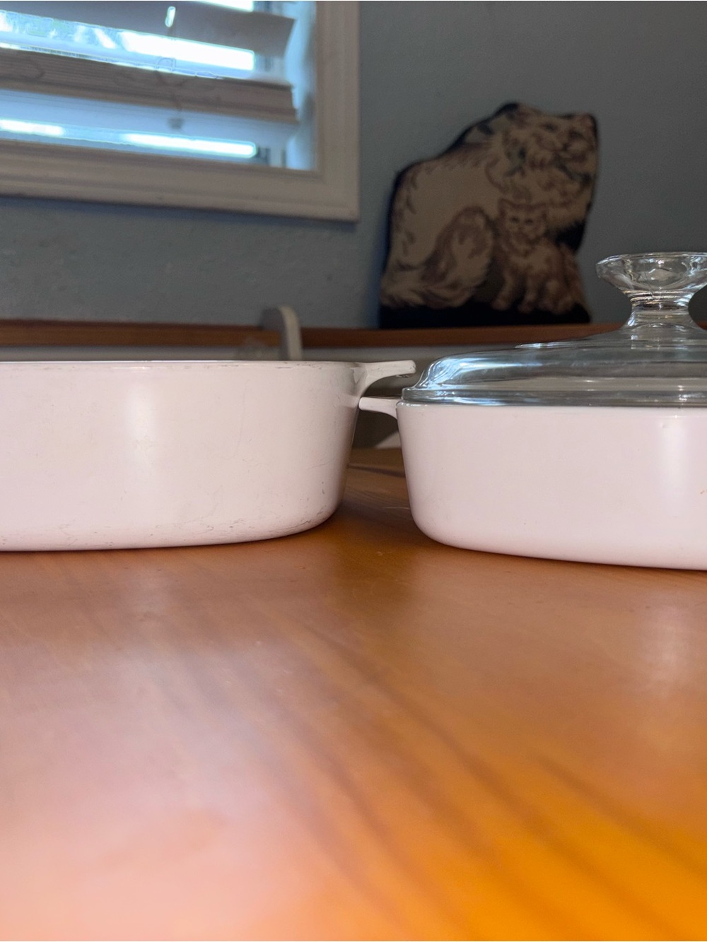 White Corning Ware Dishes
